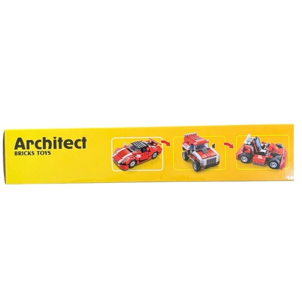 4/$25 Architect Building Brick Set Car Super Speedster 23 Models in 1 NIB